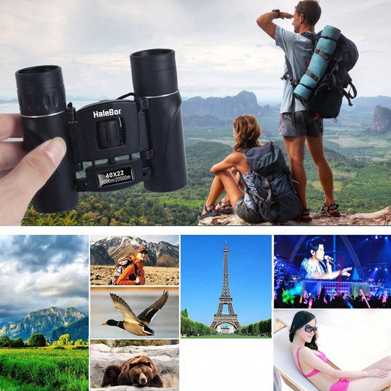Powerful Binoculars Long Range Folding Mini Telescope