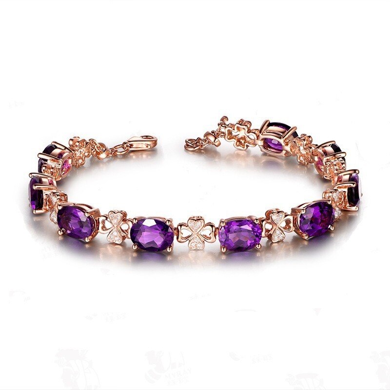 Romantic Heart Shaped Crystal Jewelry Sets Necklace Rings Bracelet Earrings