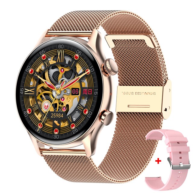 Bluetooth Call Smartwatch Men AMOLED Screen IP68 Waterproof Smart Watch