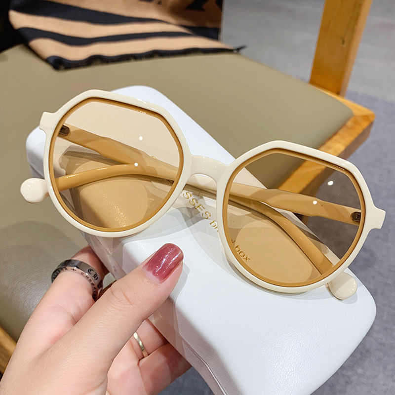 Fashion Style All-match Trend Round Frame Sunglasses