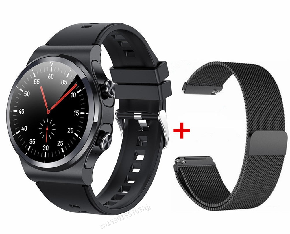 TWS Wireless Headset Bluetooth Call Weather Tracker 2 in 1 smart watch