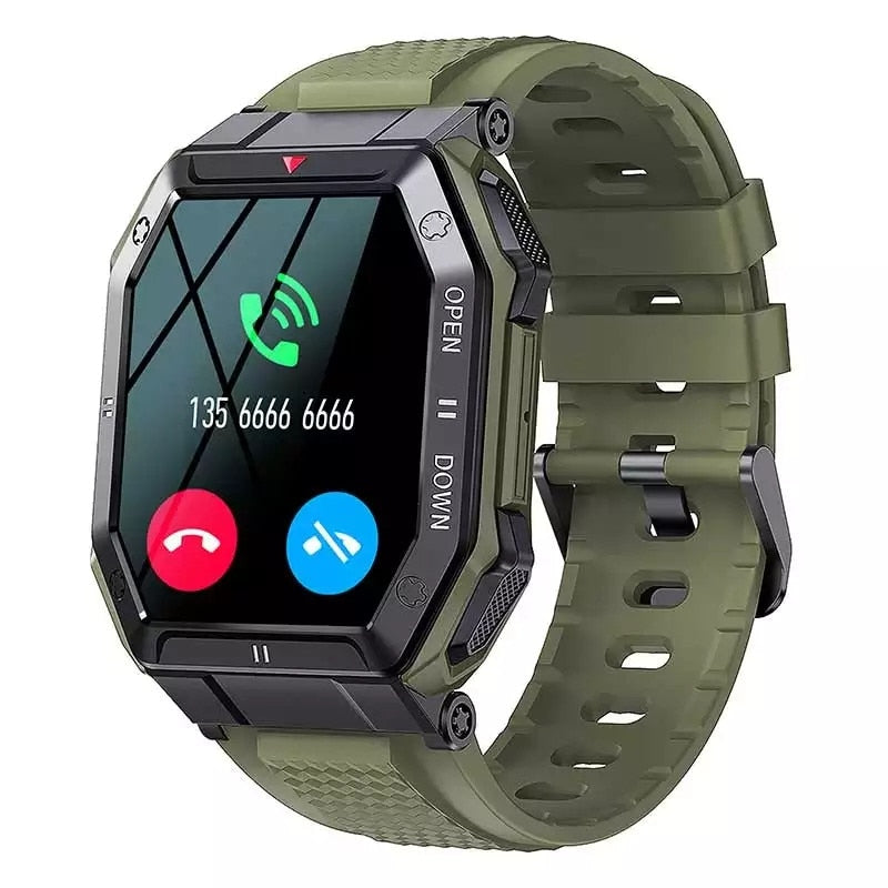 Men Bluetooth Call Music Healthy Monitor Outdoor Sport Smart Watch