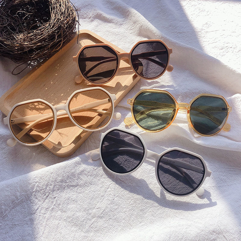 Fashion Style All-match Trend Round Frame Sunglasses