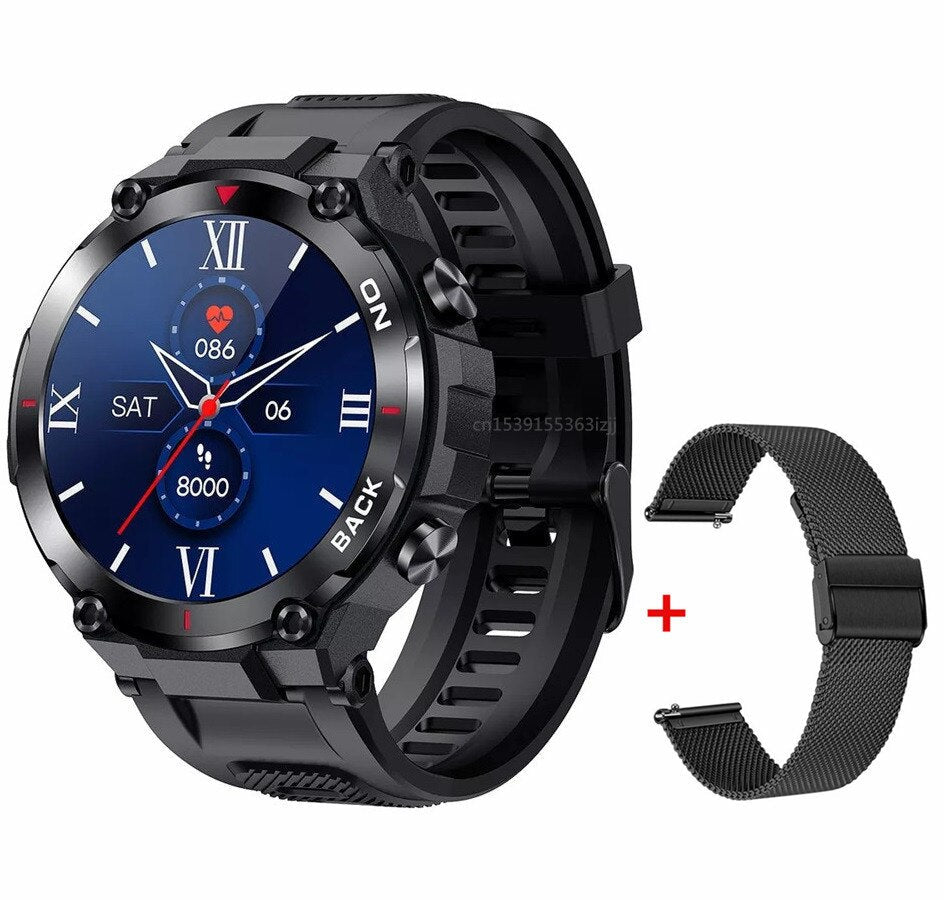 Men Smart Watch GPS Outdoor Sport Fitness Tracker Bracelet Long Standby Smartwatch