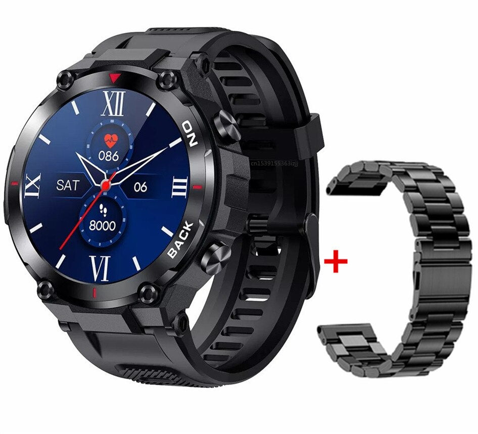 Men Smart Watch GPS Outdoor Sport Fitness Tracker Bracelet Long Standby Smartwatch