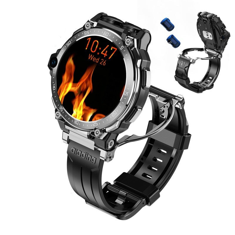 4g Smartwatch Bluetooth Headset 2-in-1 Android 9.0 Dual Camera smart watch