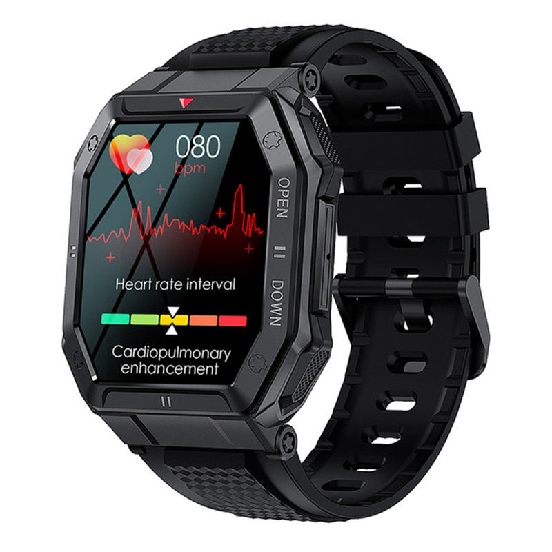 Men Bluetooth Call Music Healthy Monitor Outdoor Sport Smart Watch