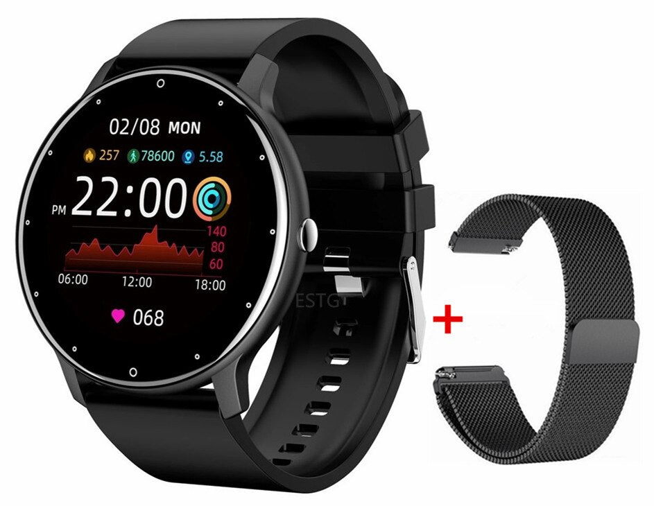 Women Men Sport Fitness Smart watch Monitor Waterproof Wristband