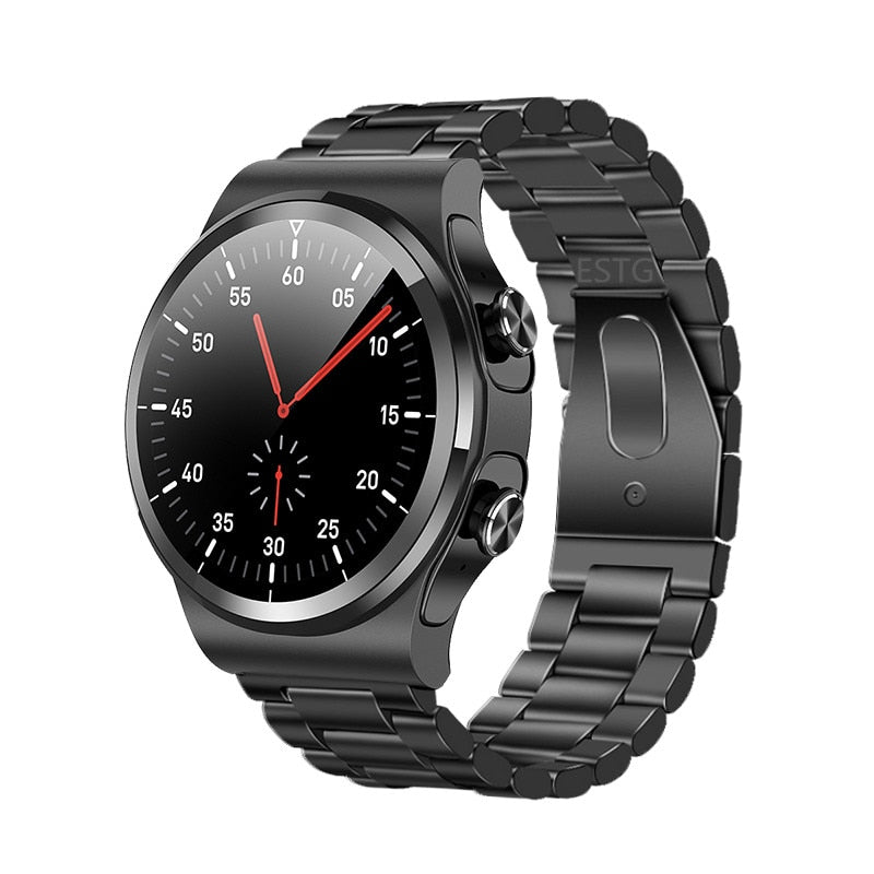 TWS Wireless Headset Bluetooth Call Weather Tracker 2 in 1 smart watch