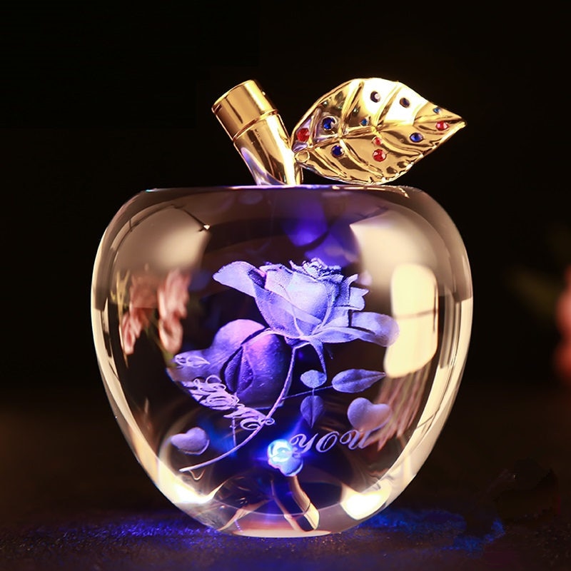 3D Crystal Paperweights Glaze Ornament Crystal