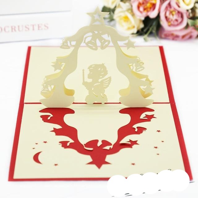 3D Pop UP Cards Valentines Day Gift Postcard Love Card