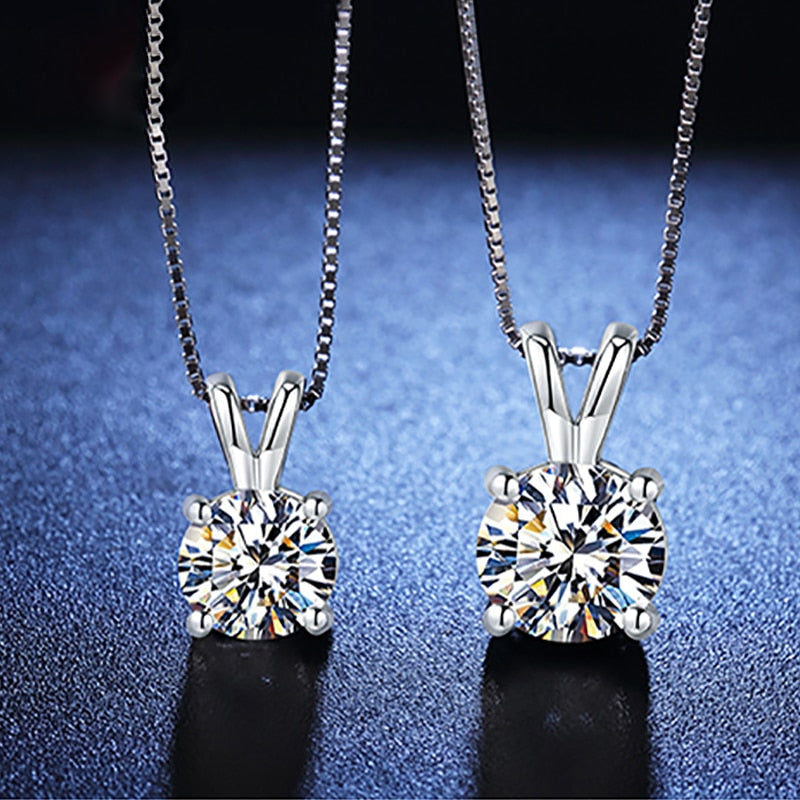 925 Silver color Elegant Pendant Necklace for Women