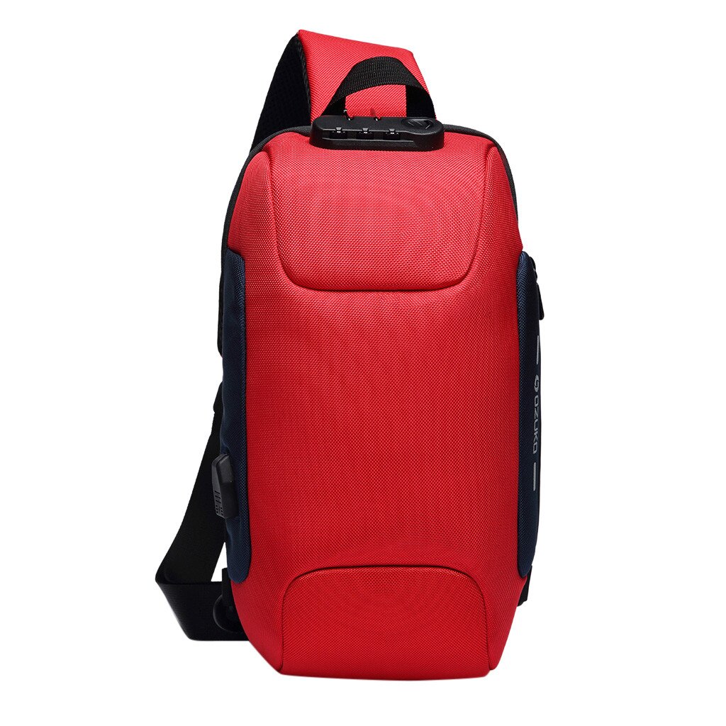 Multi-function Cross body Anti-theft Waterproof men's backpack