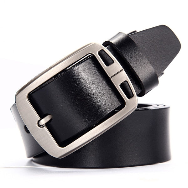 Cow leather belt male genuine leather strap fancy men vintage belt