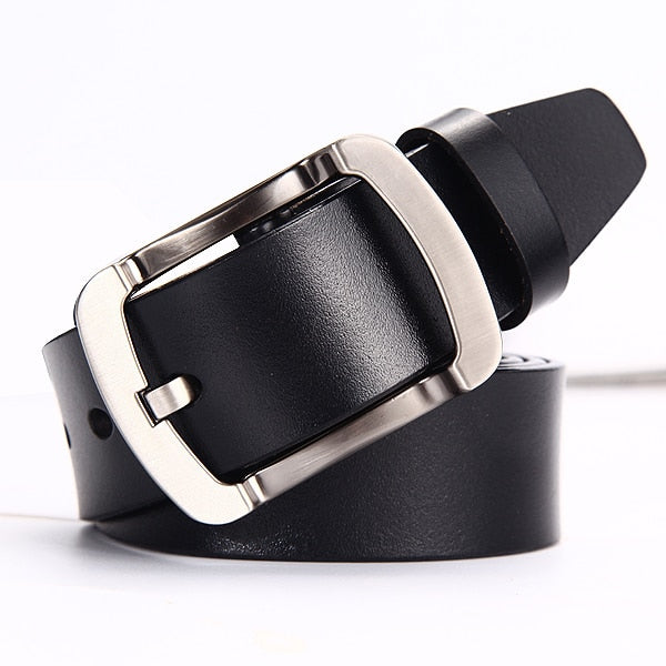 Cow leather belt male genuine leather strap fancy men vintage belt