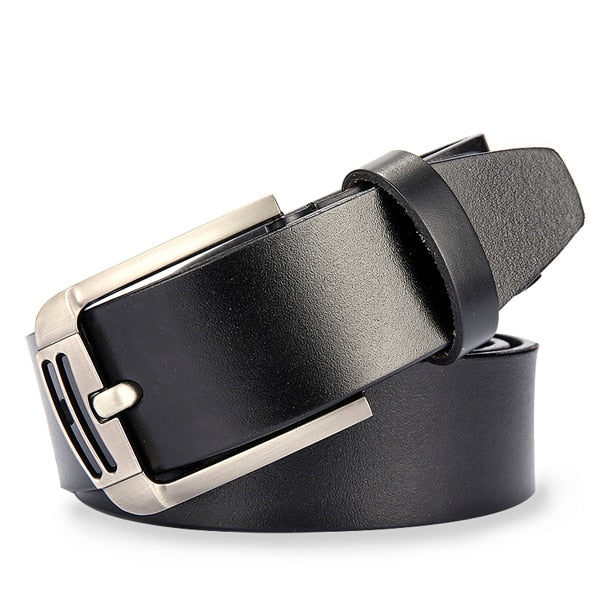 Cow leather belt male genuine leather strap fancy men vintage belt