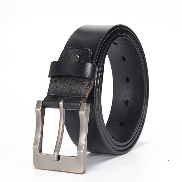 Cow leather belt male genuine leather strap fancy men vintage belt