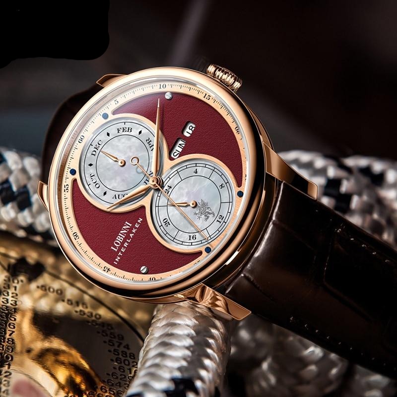 Automatic Mechanical waterproof latest business men wrist watch