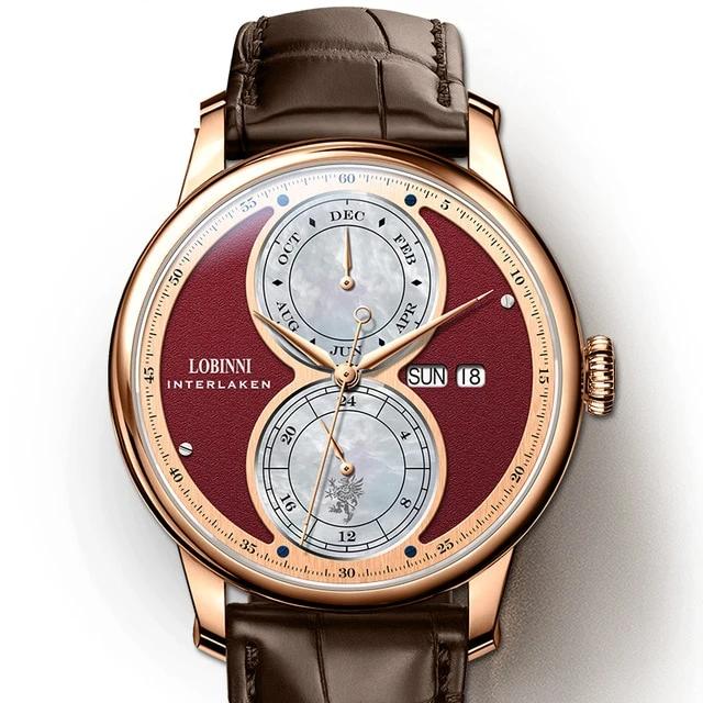 Automatic Mechanical waterproof latest business men wrist watch