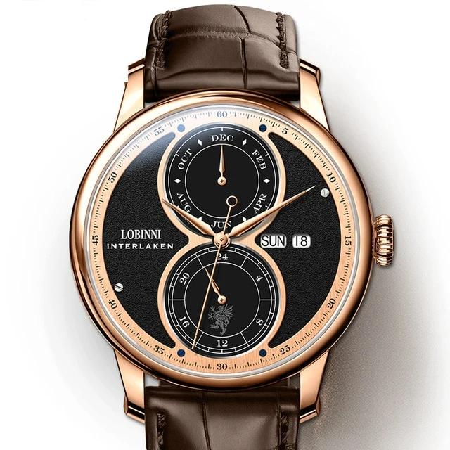 Automatic Mechanical waterproof latest business men wrist watch