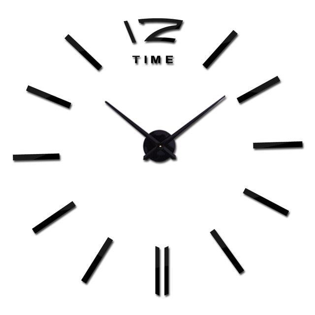 diy wall clock living room new acrylic quartz 3d clock