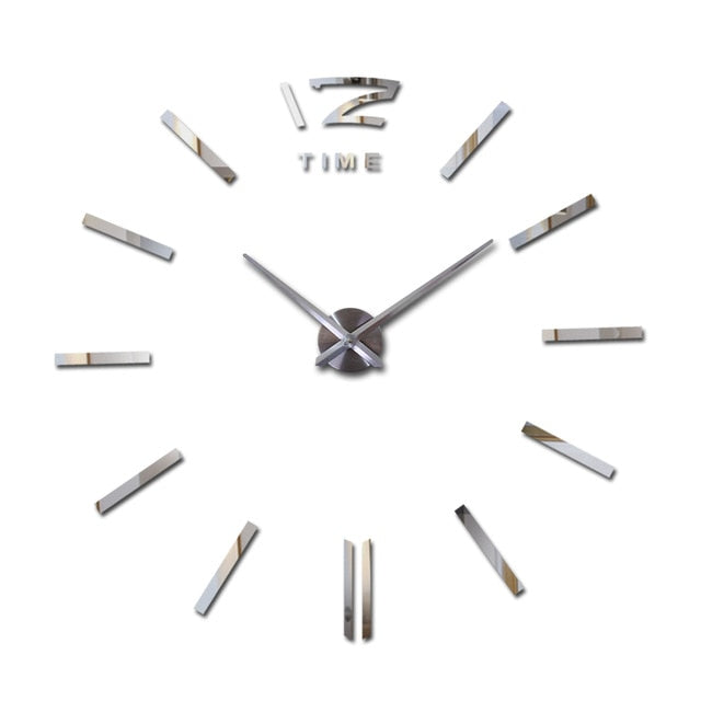 diy wall clock living room new acrylic quartz 3d clock