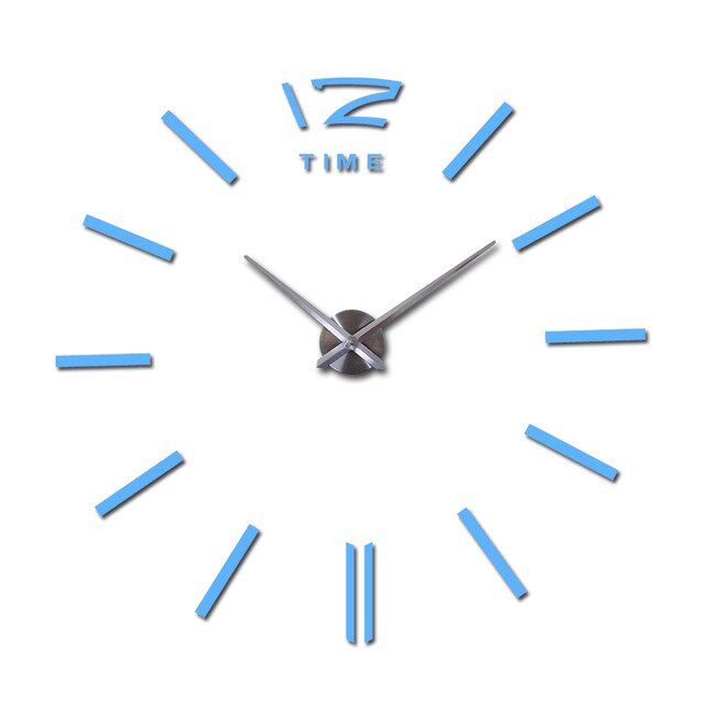diy wall clock living room new acrylic quartz 3d clock