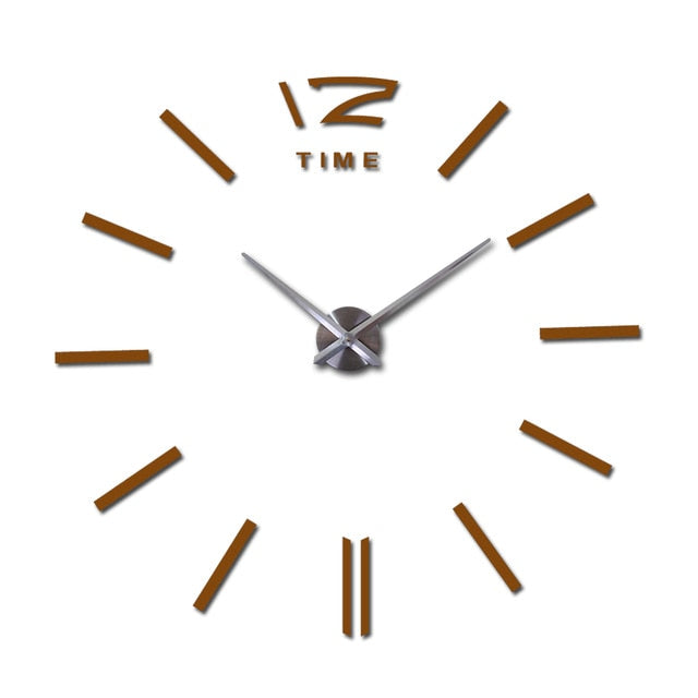 diy wall clock living room new acrylic quartz 3d clock