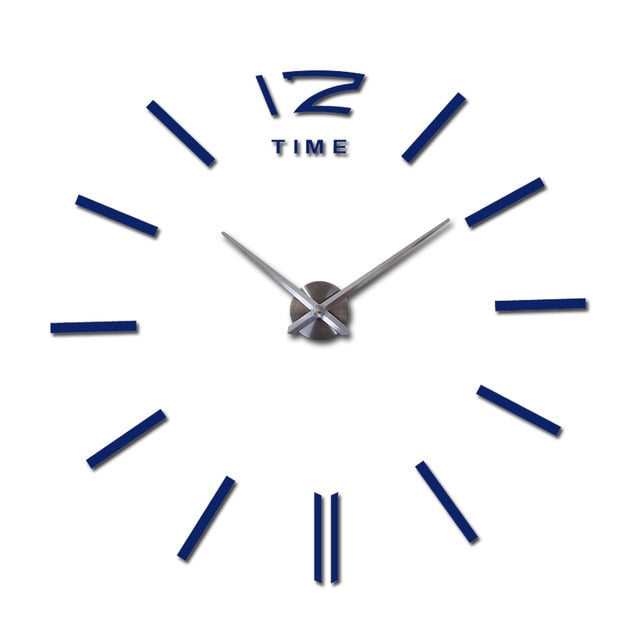 diy wall clock living room new acrylic quartz 3d clock