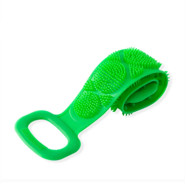 Silicone Brushes Bath Rubbing Back Shower Extended Scrubber
