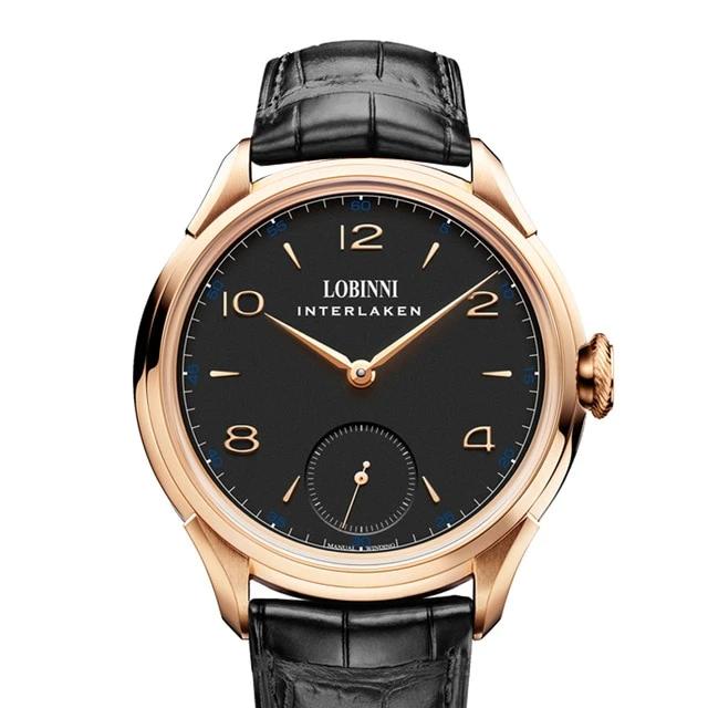 Mechanical Hand Wind Movement men Luxury Waterproof Watch