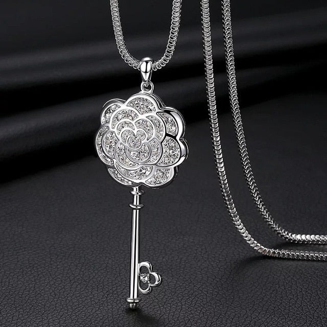 Long Necklaces & Pendants for Women Crystal Jewelry