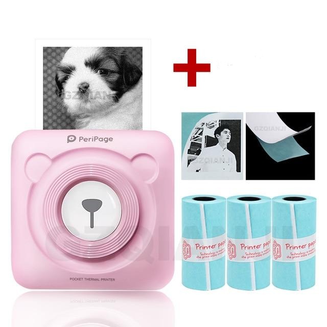 Paper Photo Pocket Wireless Bluetooth Mini Portable Thermal Printer
