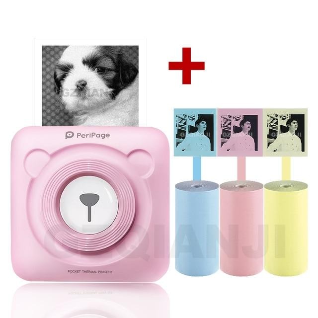 Paper Photo Pocket Wireless Bluetooth Mini Portable Thermal Printer