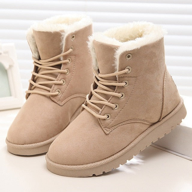 Snow Waterproof Ankle Boots Female Winter Shoes For Women