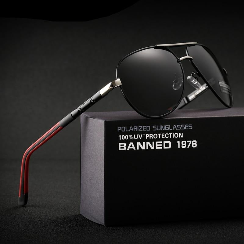 High quality Anti glare Polarized Aluminum hot Men's Sunglasses