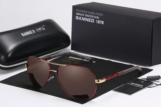 High quality Anti glare Polarized Aluminum hot Men's Sunglasses
