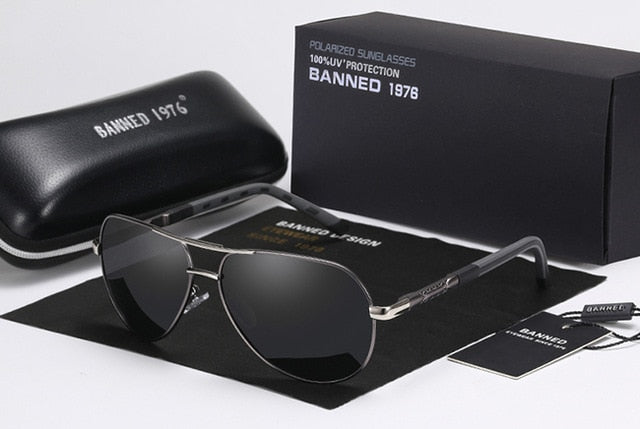 High quality Anti glare Polarized Aluminum hot Men's Sunglasses