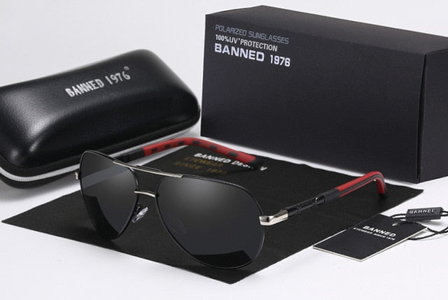 High quality Anti glare Polarized Aluminum hot Men's Sunglasses