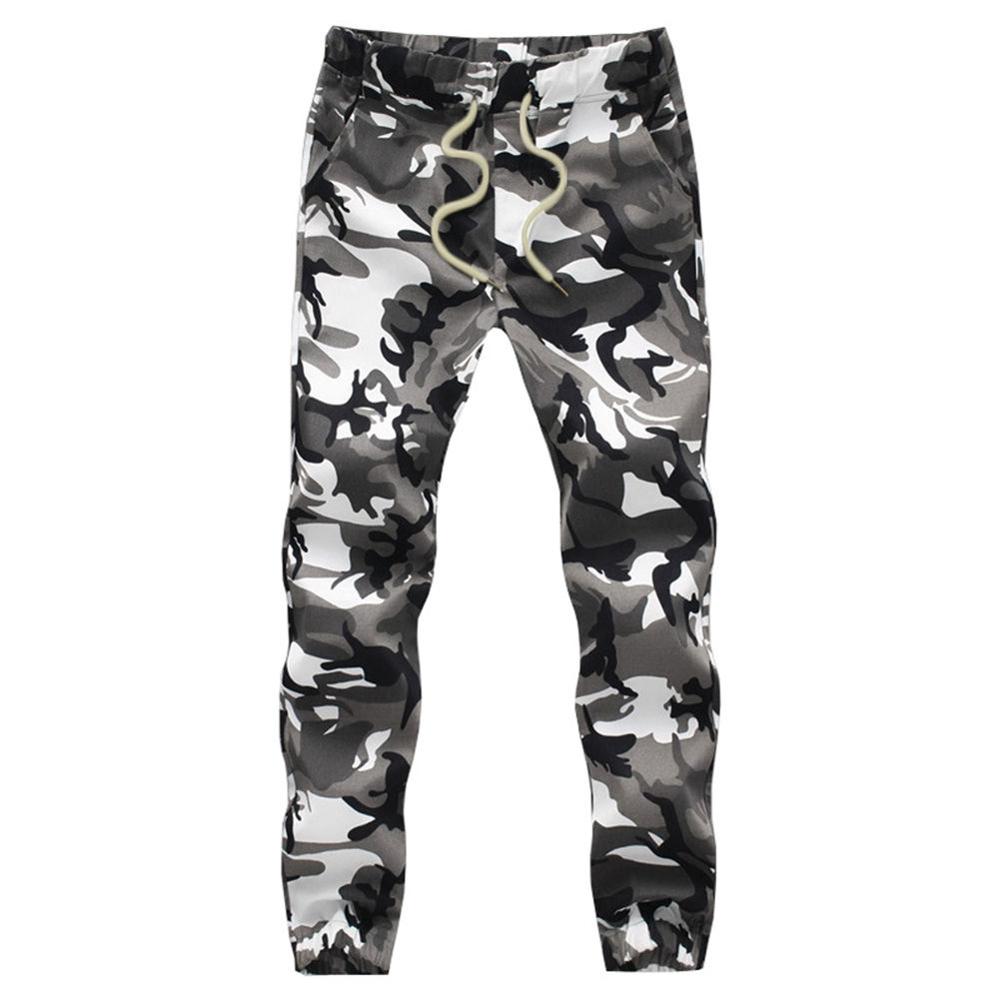 Cotton Men Jogger Pencil Harem Pants Camouflage Military Pants