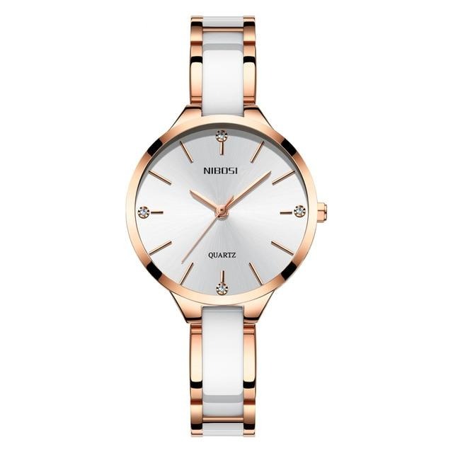 Women Watches Ladies Creative Women's Ceramic Bracelet Female Watch