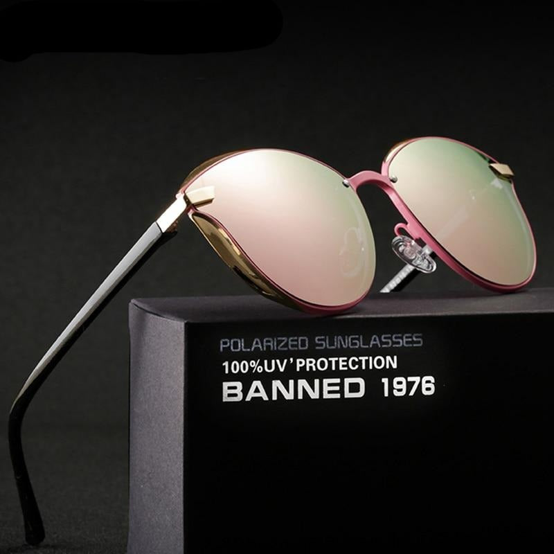 Women Fashion Round Ladies Vintage Oversized Female sunglasses