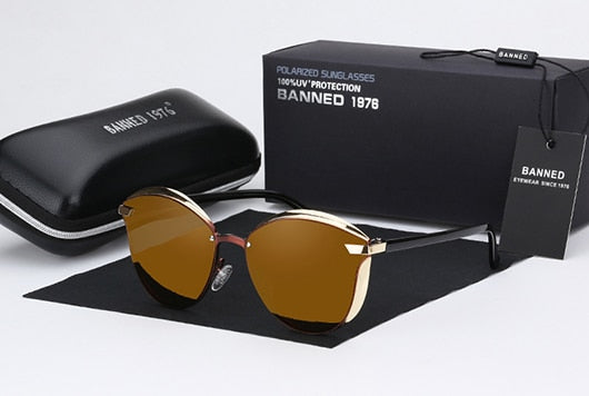 Women Fashion Round Ladies Vintage Oversized Female sunglasses
