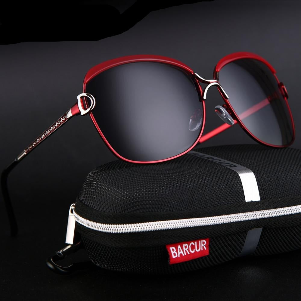 Gradient Lens Round Square women Ladies Polarized Sunglasses
