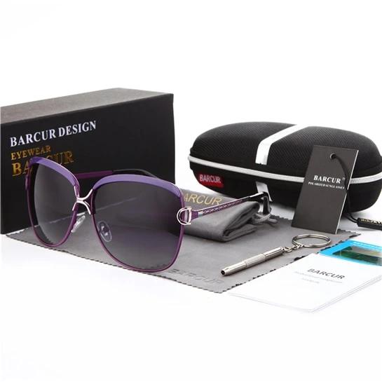 Gradient Lens Round Square women Ladies Polarized Sunglasses