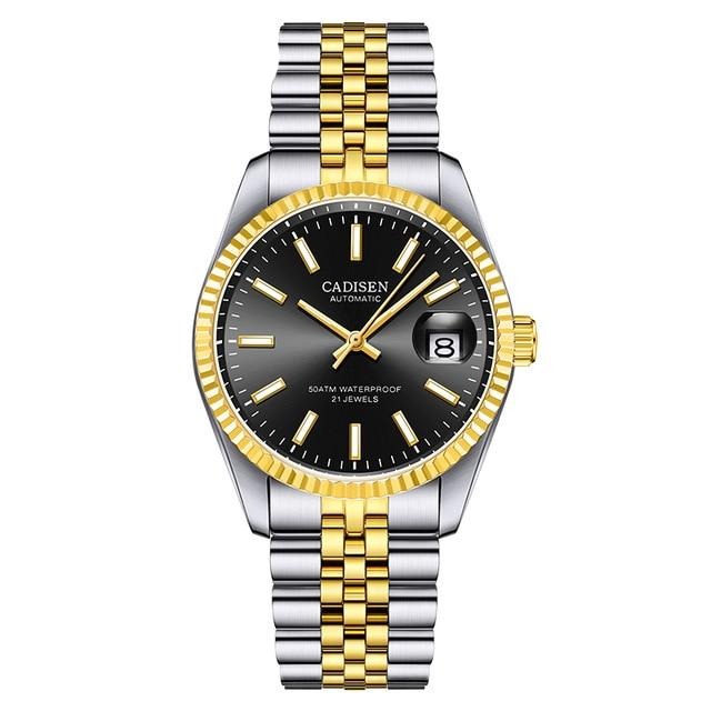 Mechanical Automatic Business Stainless Steel Waterproof Men Watch