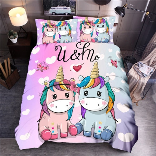 Bedding Set Printed Duvet Cover Universe Queen King Quilt Cover