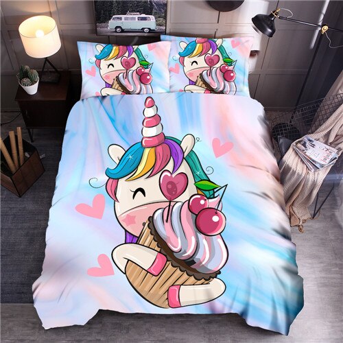 Bedding Set Printed Duvet Cover Universe Queen King Quilt Cover