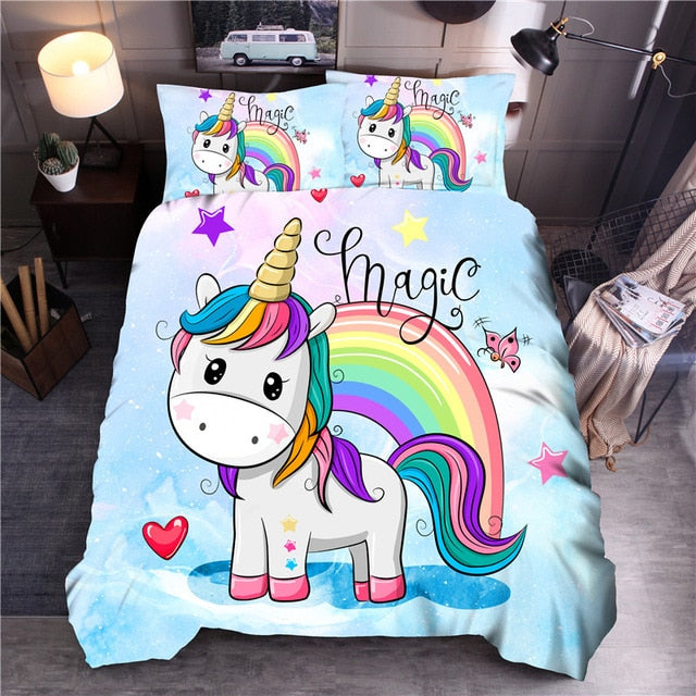 Bedding Set Printed Duvet Cover Universe Queen King Quilt Cover