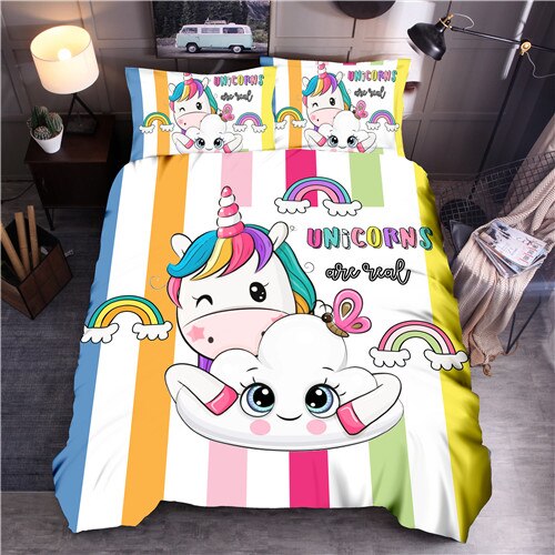 Bedding Set Printed Duvet Cover Universe Queen King Quilt Cover